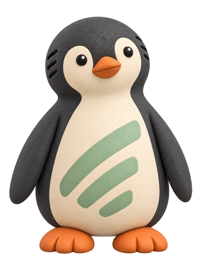 Pingu sakince bekliyor